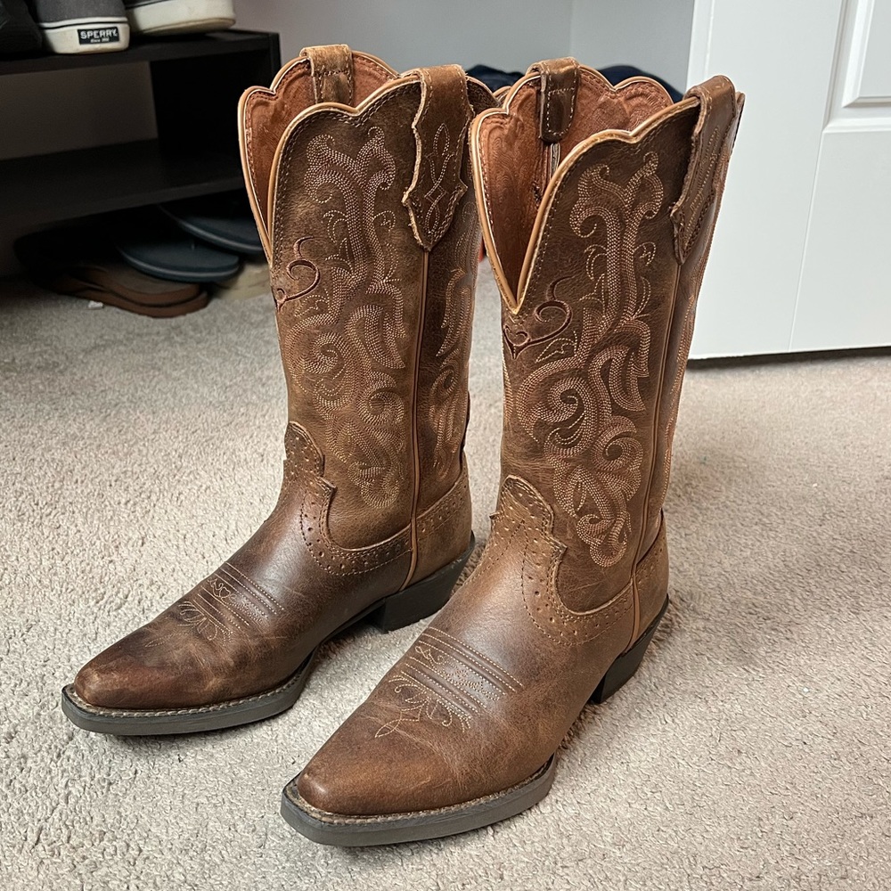 Justin® Boots Ladies' Mckayla J-Toe Western